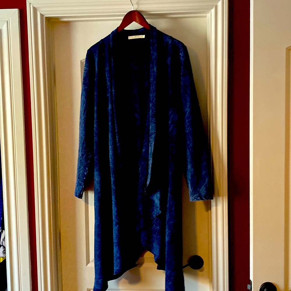 Denim blue duster